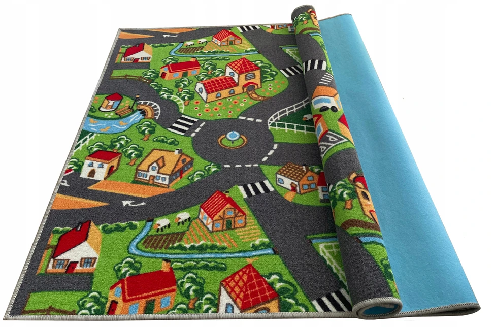 KILIMAS PILKA SPALVA VAIKŲ GATVĖS MIESTAS 200x300