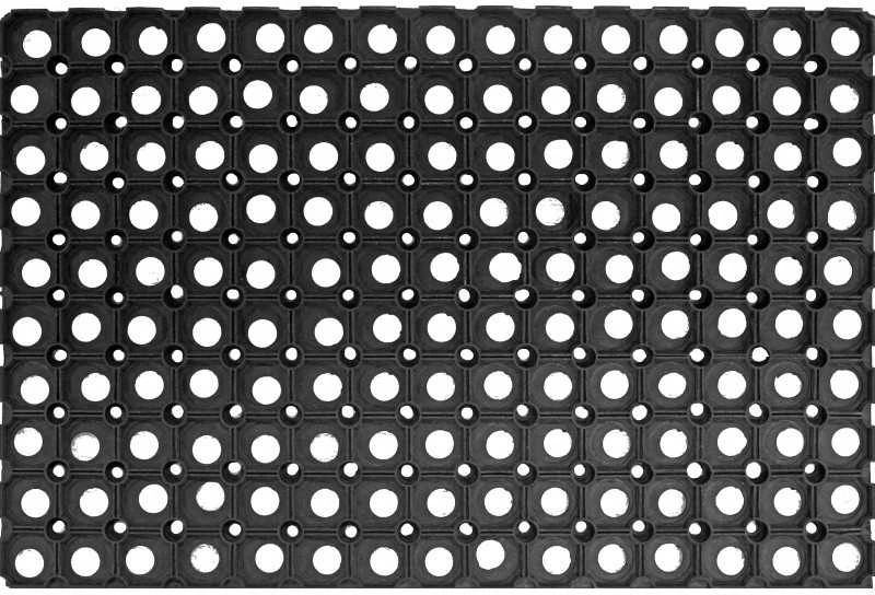 Besk Kilimėlis 80x120cm Guminis Juodas