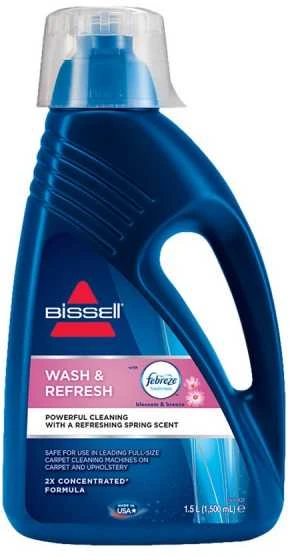 Bissell Wash and Refresh Febreze, 1,5 litro, 2x koncentruota, mėlyna