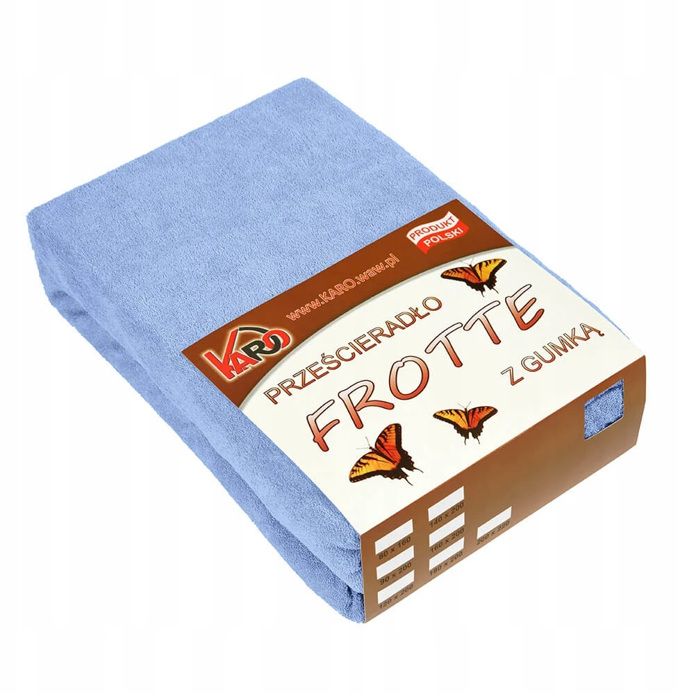 Kilpinė paklodė su elastine juostele 160x200 mėlyna 028 storis 200g/m2 KARO