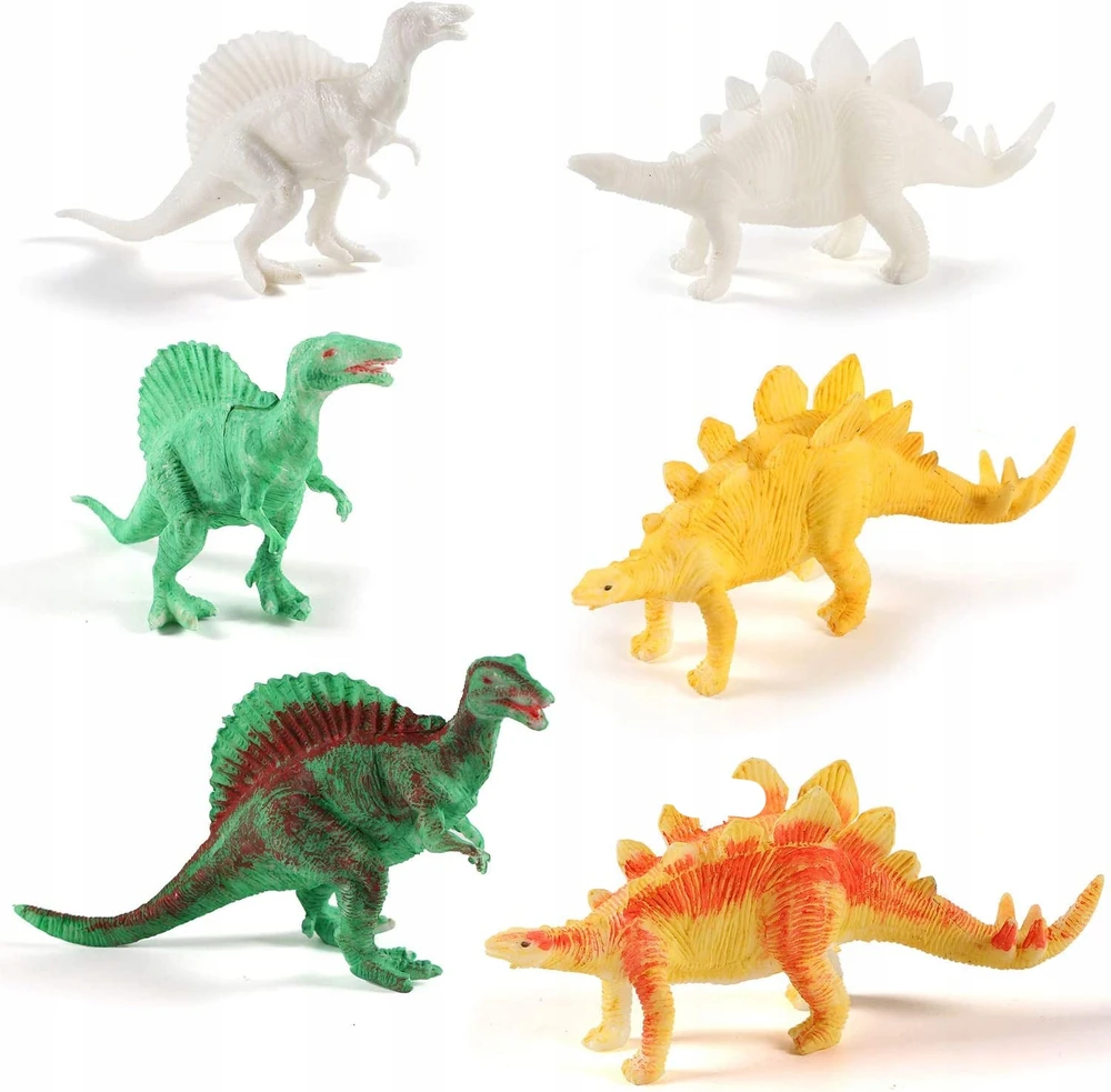 Kinderini DINOZAURŲ FIGŪRĖS DAŽYMO KŪRYBINIAM DINOZAURŲ RINKINYS DAŽAIS