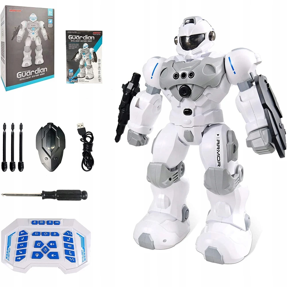 Kinderini INTELIGENTS RC ROBOTAS, VALDOMAS NUOTOLINIU PROGRAMAVIMU GESTIMIS
