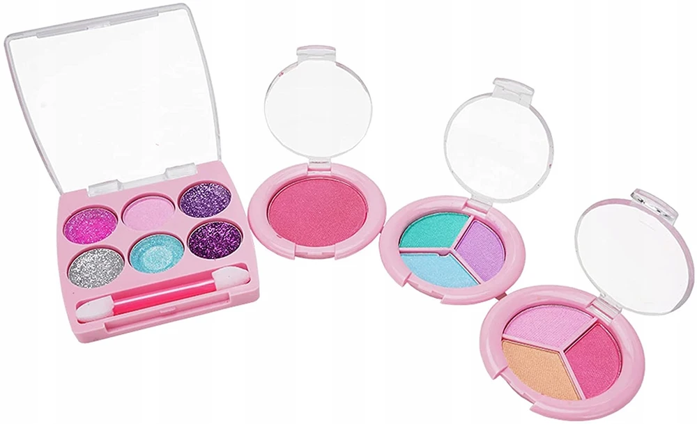 Kinderini KAVOS RINKINYS NAGU MAKEUP KOSMETIKA MAKIAŽAS VAIKAMS ŠEŠĖLIAI