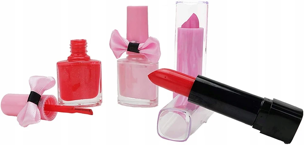 Kinderini KAVOS RINKINYS NAGU MAKEUP KOSMETIKA MAKIAŽAS VAIKAMS ŠEŠĖLIAI