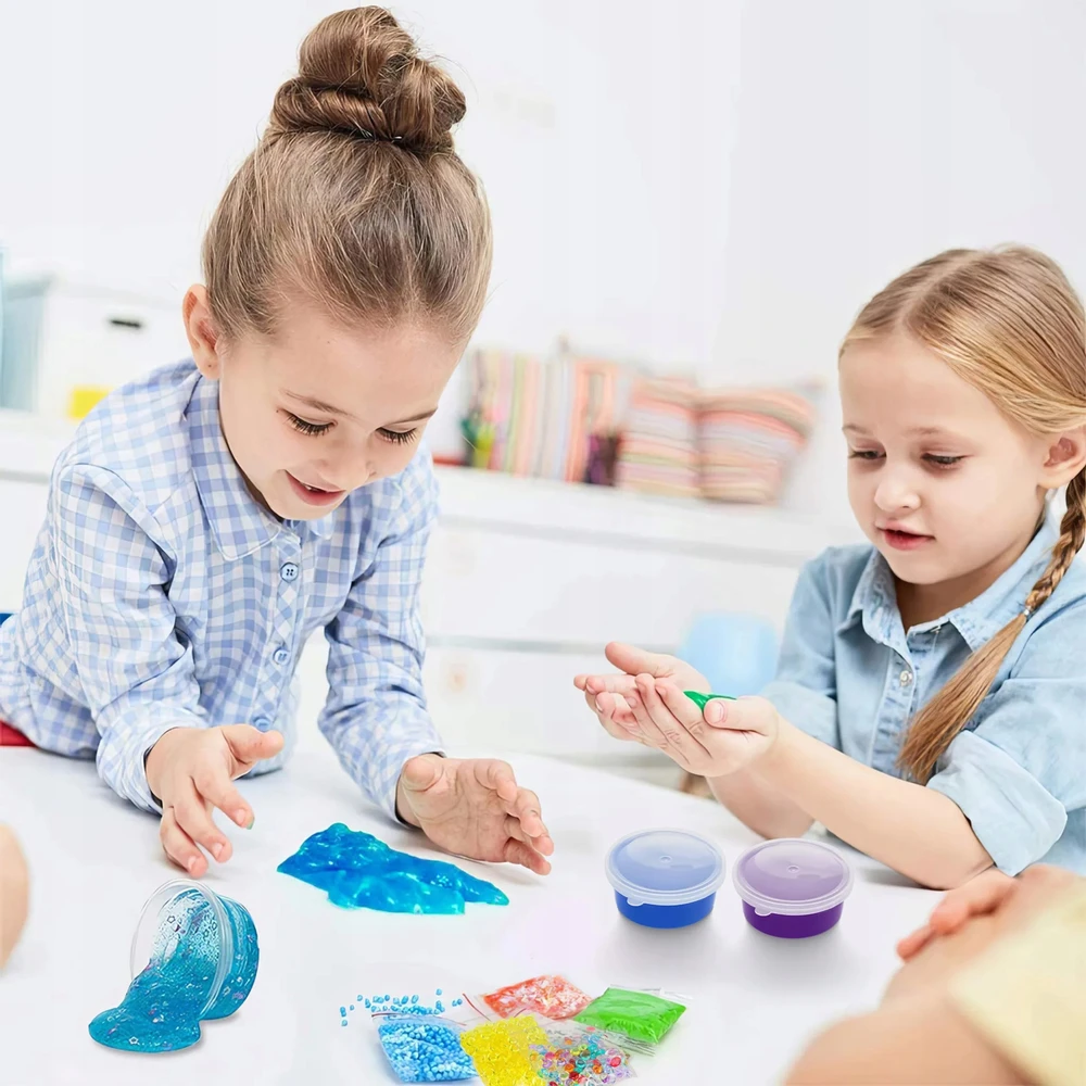 Kinderini SLIME, KURIAMAS SLIME MEGA KŪRYBINIS RINKINYS XXL 28 SLIME SLIME DOVANA
