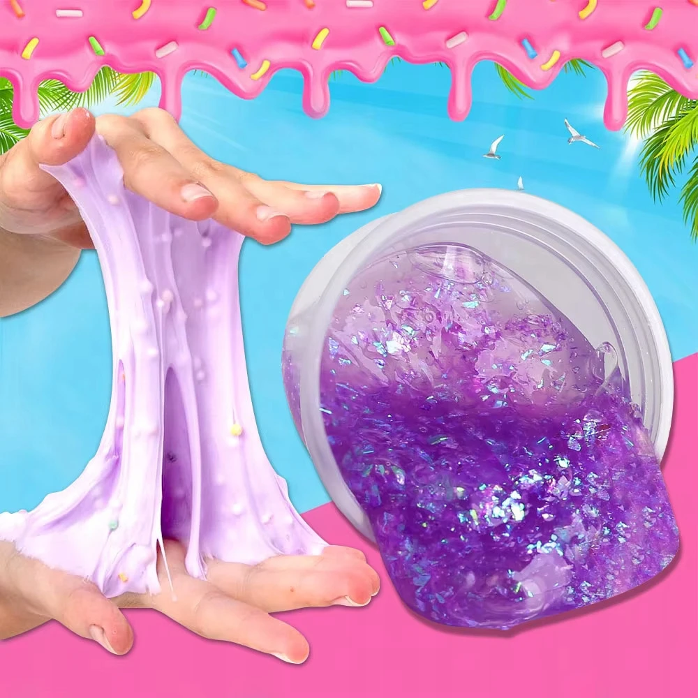 Kinderini SLIME, KURIAMAS SLIME MEGA KŪRYBINIS RINKINYS XXL 28 SLIME SLIME DOVANA