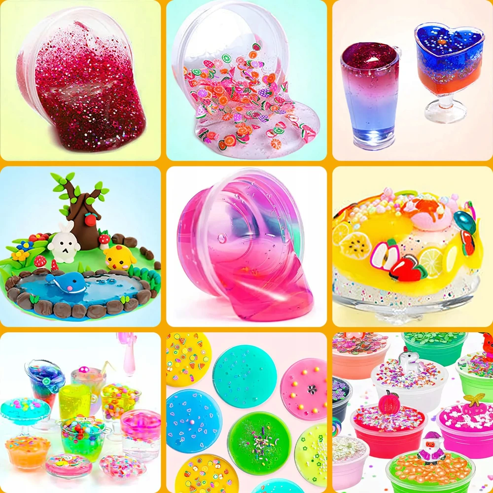 Kinderini SLIME, KURIAMAS SLIME MEGA KŪRYBINIS RINKINYS XXL 28 SLIME SLIME DOVANA