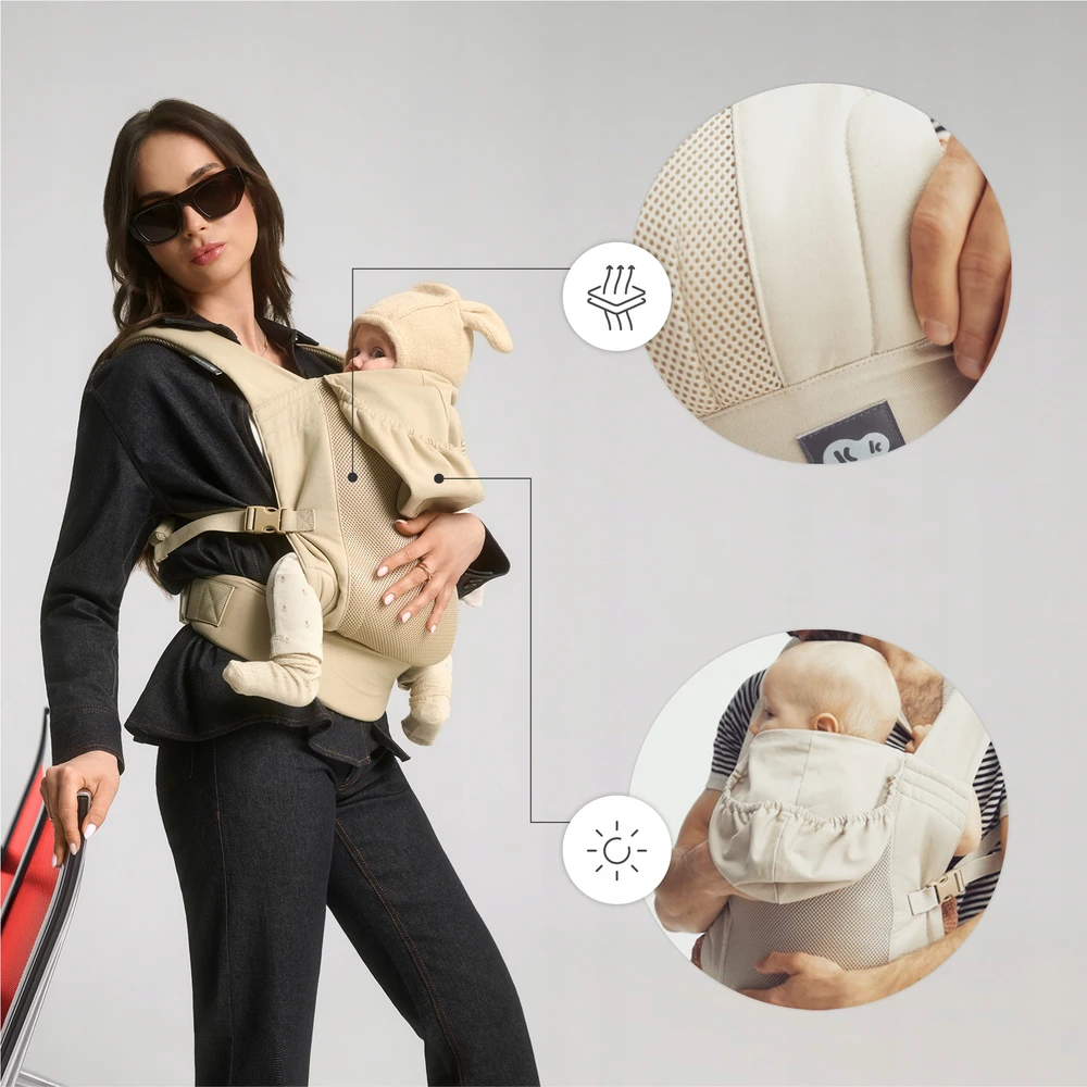 Kinderkraft CARRYBEE - ergonominė nešyklė iki 20 kg
