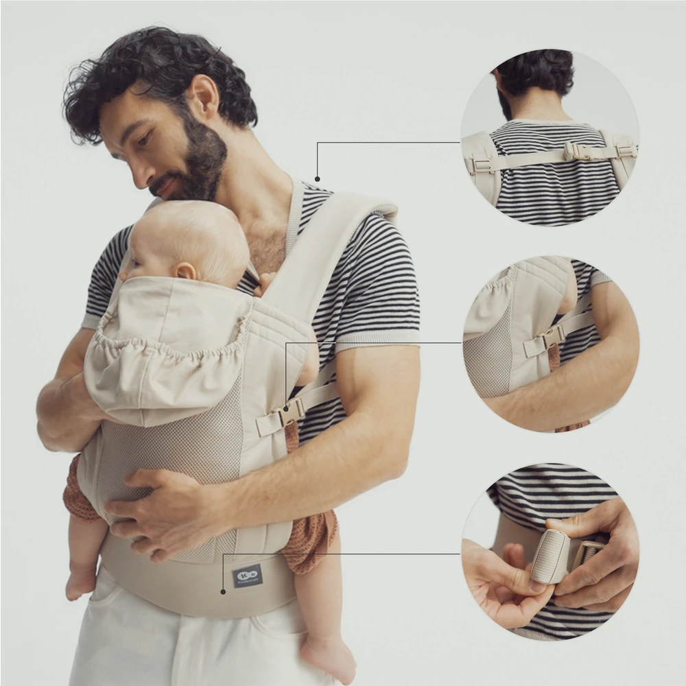 Kinderkraft CARRYBEE - ergonominė nešyklė iki 20 kg