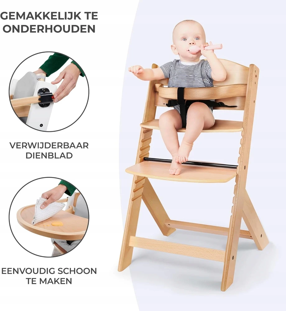 Kinderkraft Enock balta + poduszka