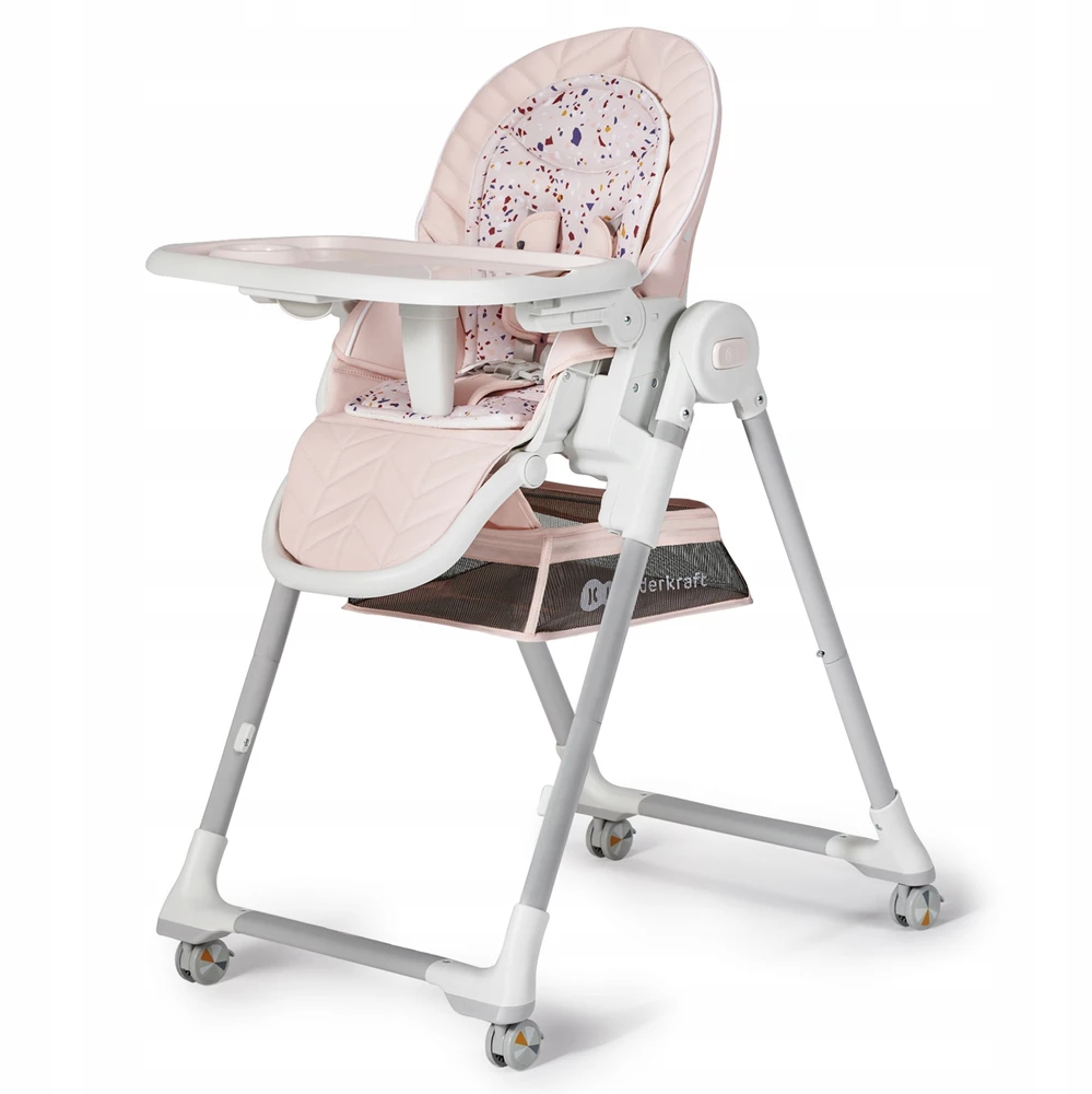 KINDERKRAFT aukšta maitinimo kėdė LASTREE, rožinė, KHLAST00PNK0000