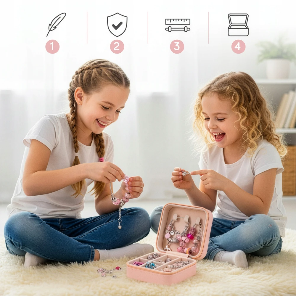 Kinderplay RINKINYS DARYTI APYNĖLEMS KORĖLĖMS PAPUOŠALŲ KARALIŲ DĖŽUTĖ