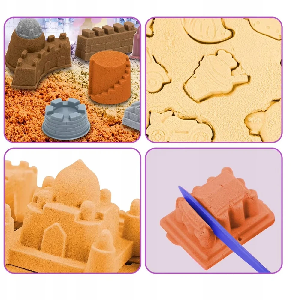 Kinetic Sandbox 500g Formos Pilys ir pastatai Kinetic Sandbox