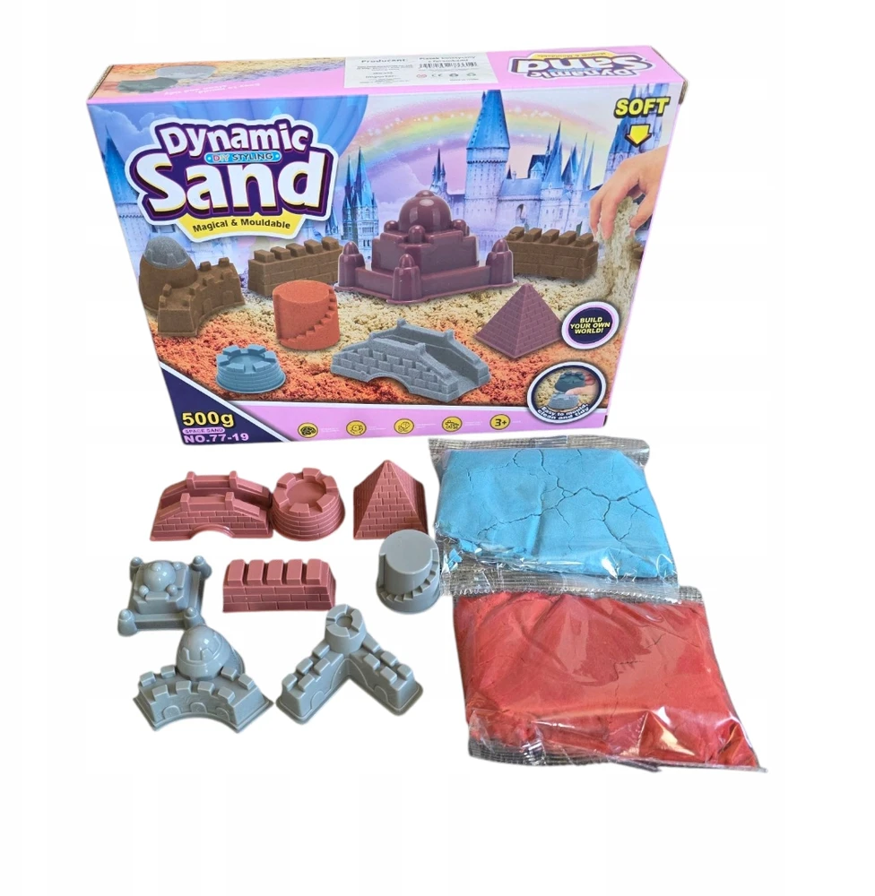 Kinetic Sandbox 500g Formos Pilys ir pastatai Kinetic Sandbox