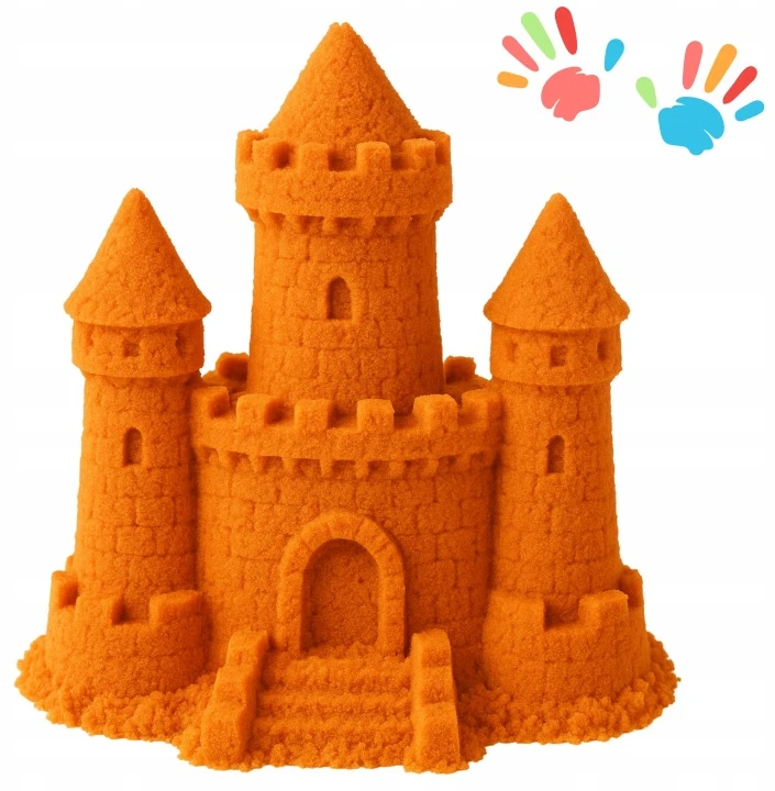 KINETINIS PLASTIKAS SMĖLIS 5KG SMĖLIS VAIKAMS 5 SKIRTINGŲ SPALVŲ XL