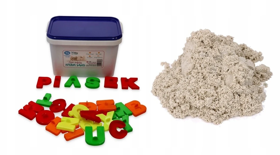 Kinetinis smėlis su priedais Adam Toys, 3kg