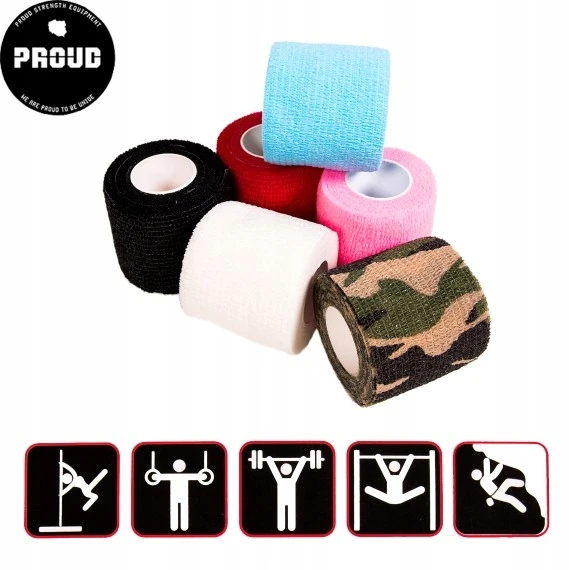 Kinezio teipas Proud PRO 2.5x450cm - Light Mėlyna