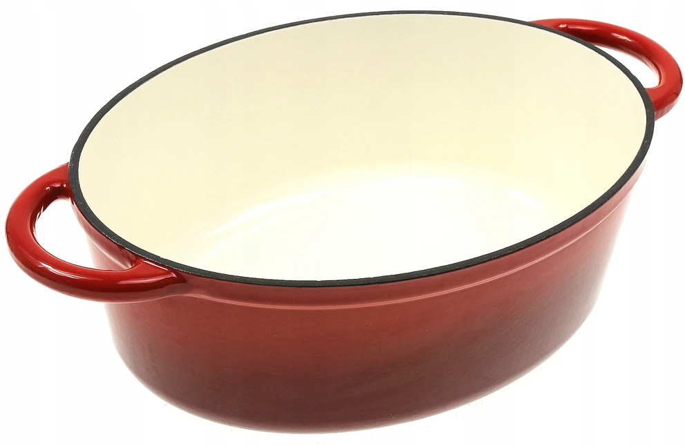 King Hoff Brytfanka Kepimo skarda 6,2 l, raudonas ketaus, Kinghoff