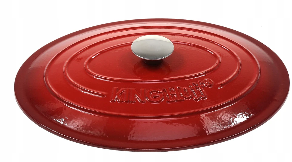 King Hoff Brytfanka Kepimo skarda 6,2 l, raudonas ketaus, Kinghoff