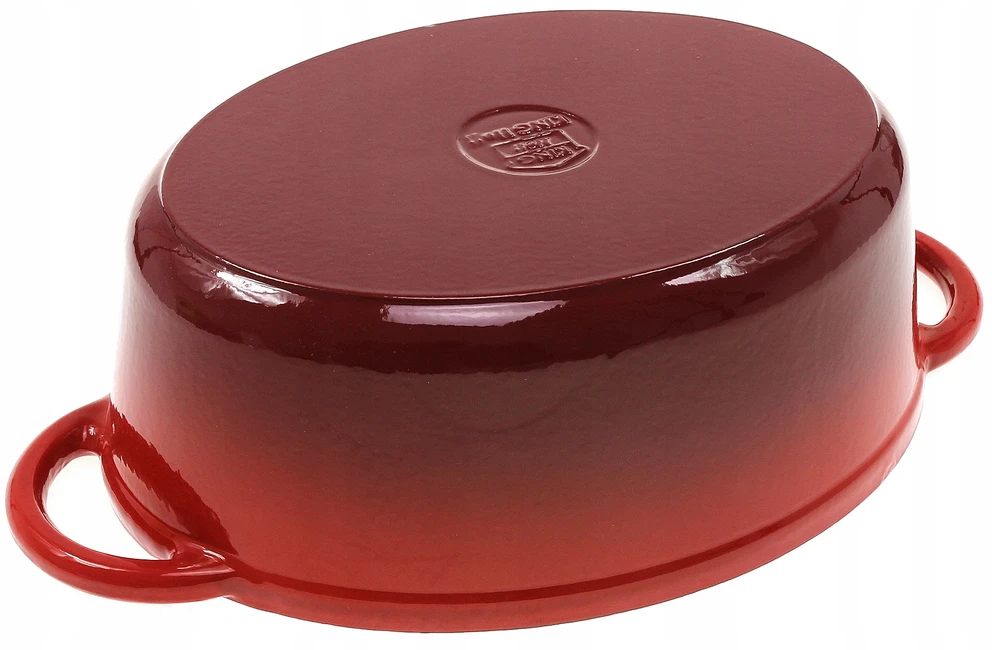 King Hoff Brytfanka Kepimo skarda 6,2 l, raudonas ketaus, Kinghoff