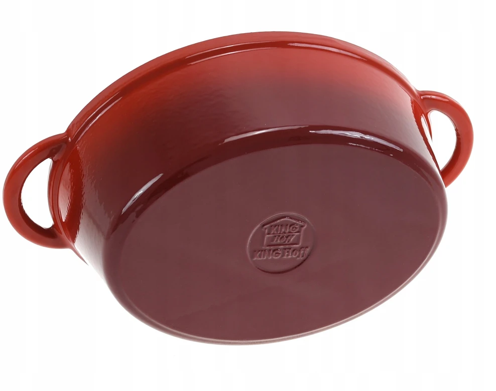 King Hoff Brytfanka Kepimo keptuvė 4,5 l, raudonas ketus, „Kinghoff“