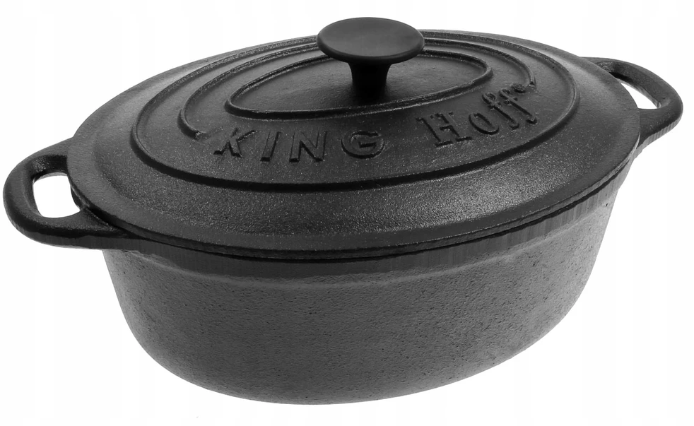 King Hoff Brytfanna Kepimo skarda, ketaus, 6,2 l, „Kinghoff“