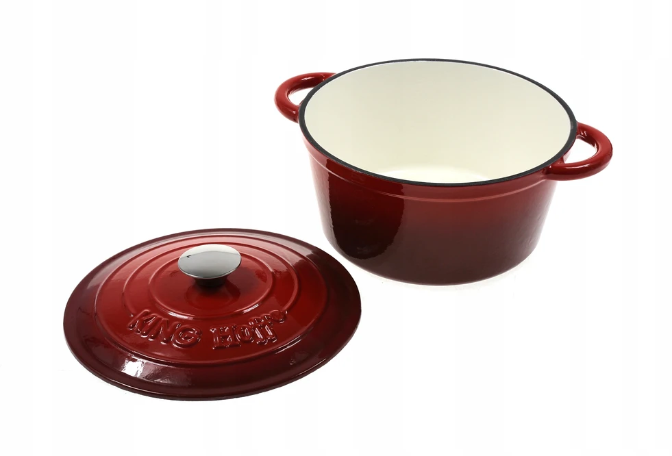 King Hoff KETUS puodas 21 cm Katilas ENAMEL Keptuvė 2,4L