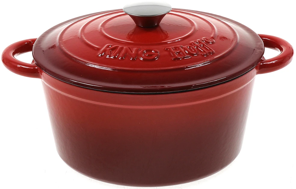 King Hoff KETUS puodas 21 cm Katilas ENAMEL Keptuvė 2,4L