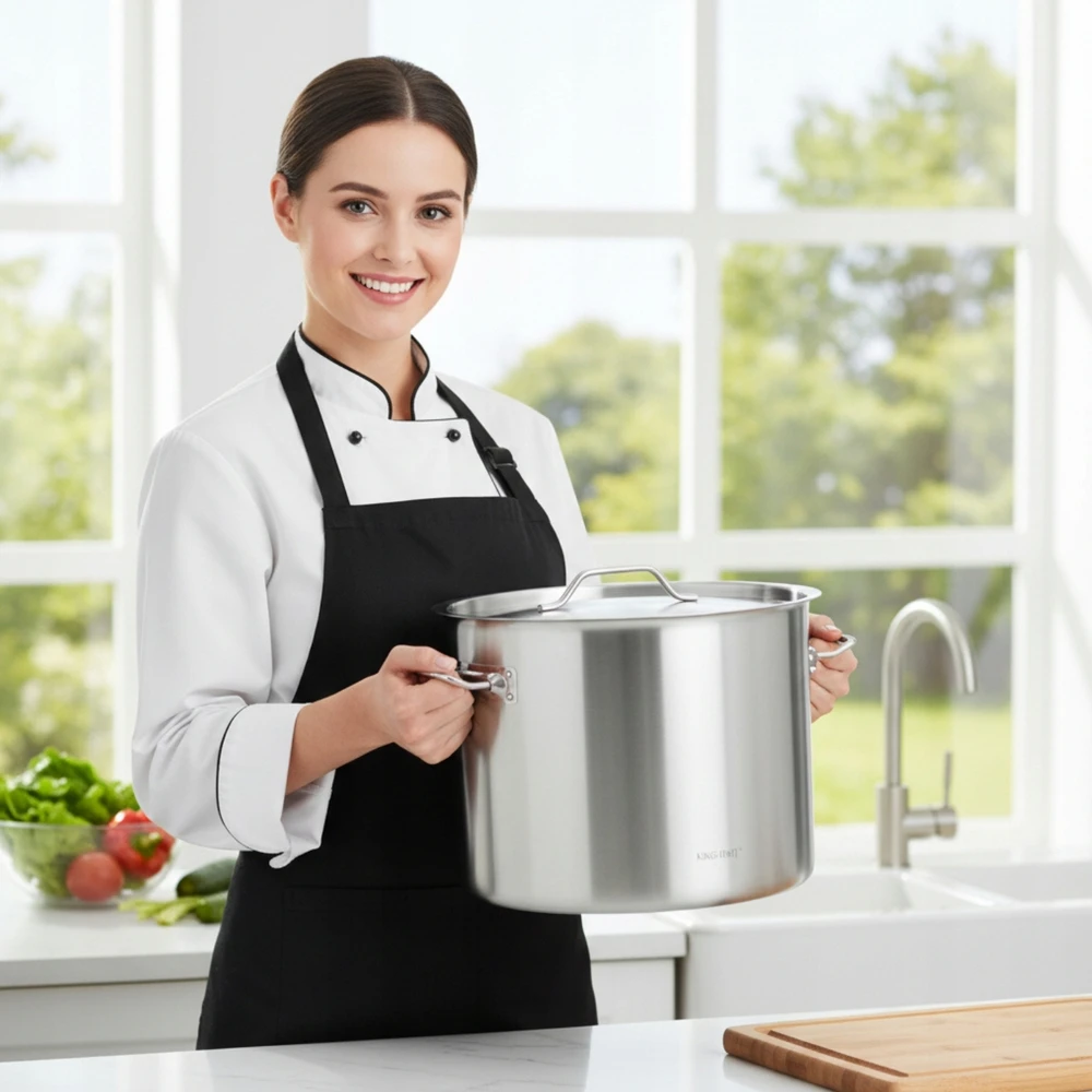 King Hoff Puodas Gastronorm puodas, nerūdijantis plienas, skersmuo 25cm, 9l, kinghoff, kh-2021