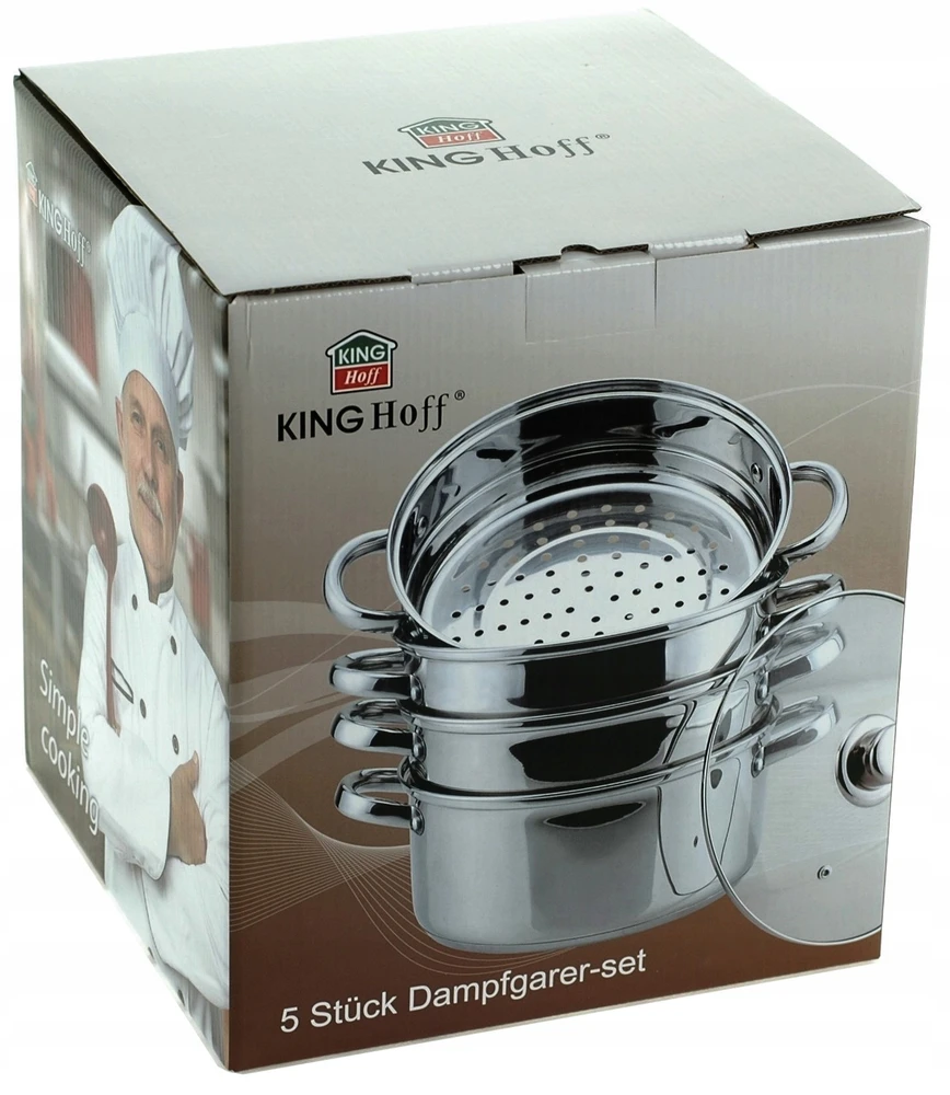 King Hoff PUODAS 3,1 lito GAROTI 5 vnt 20 cm 3322