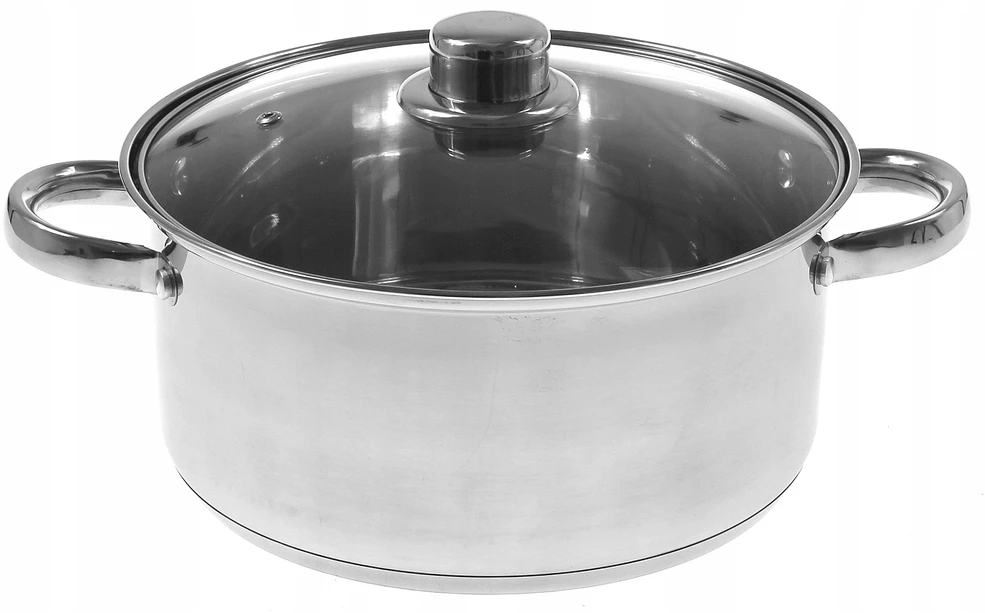 King Hoff Puodas Garinimo puodas, plieno, 5 elementų rinkinys, 24 cm skersmuo, 5 l, „Kinghoff“
