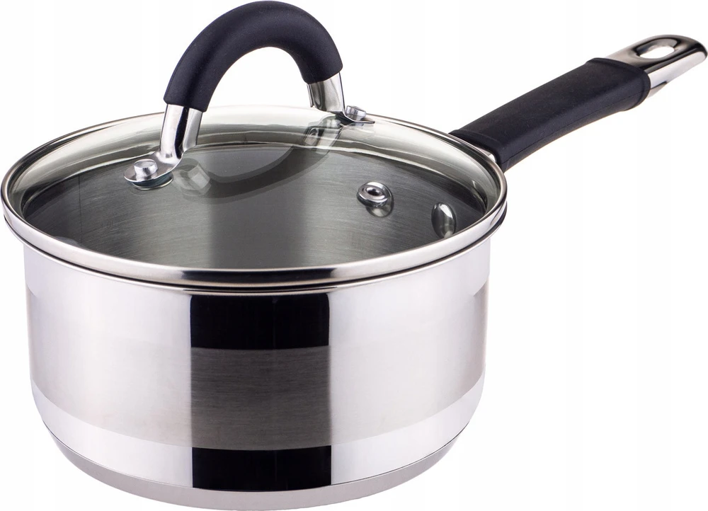 King Hoff Kaistuvas Puodas su dangčiu, plieno, skersmuo 14cm, 1l, kinghoff