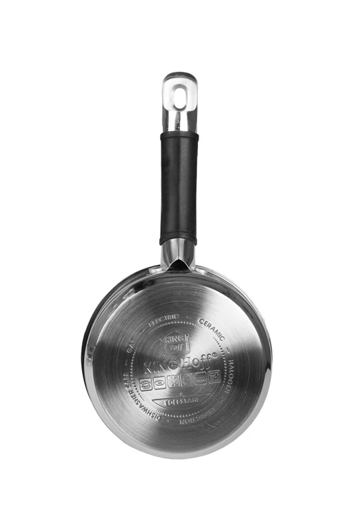 King Hoff Kaistuvas Puodas su dangčiu, plieno, skersmuo 14cm, 1l, kinghoff