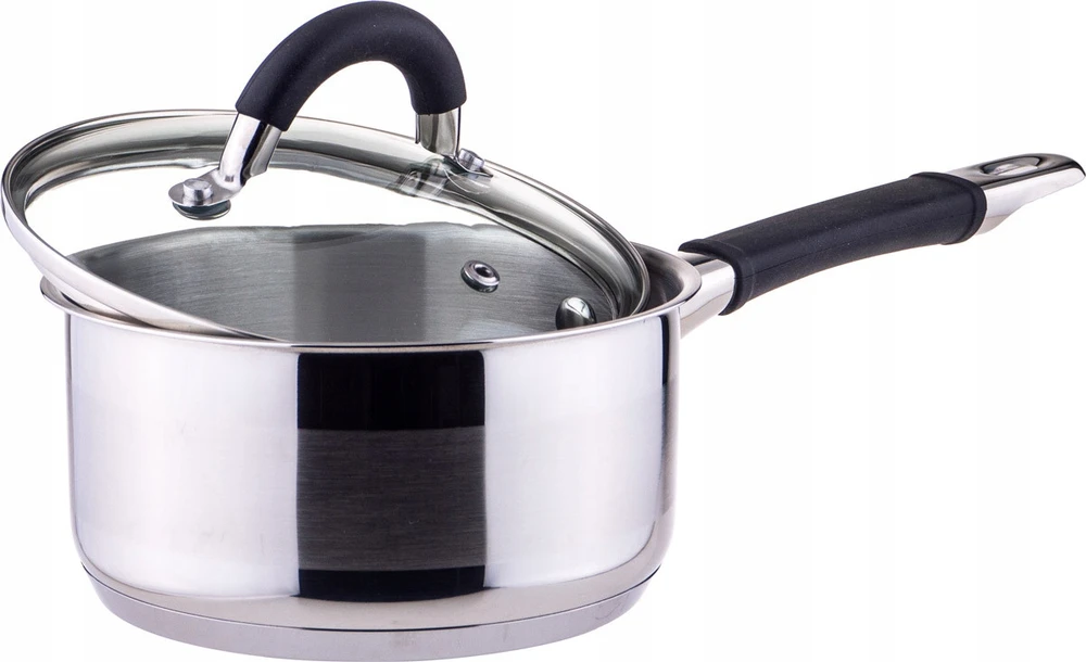 King Hoff Puodas su dangčiu, plieno Ø18cm 2,1 Lit. Rankena Silikoninės Kinghoff indukcinės dujos