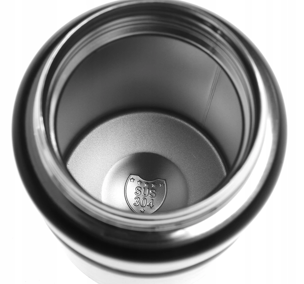 King Hoff Maisto termosas, plieno, 0,5 l, juodas, „Kinghoff“