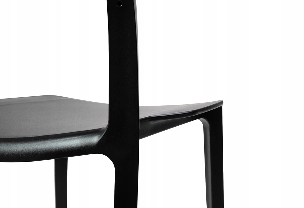 King Home AGAT PREMIUM juoda kėdė - polipropilenas