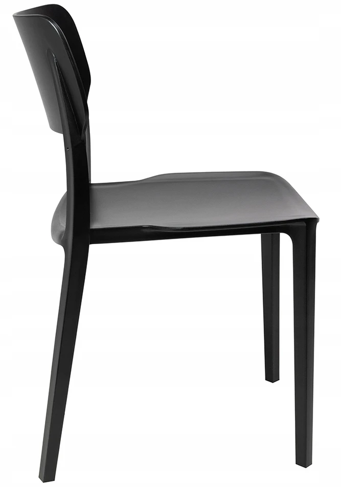 King Home AGAT PREMIUM juoda kėdė - polipropilenas