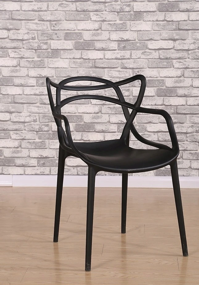 King Home Kėdė HILO PREMIUM, juoda, plastikinė