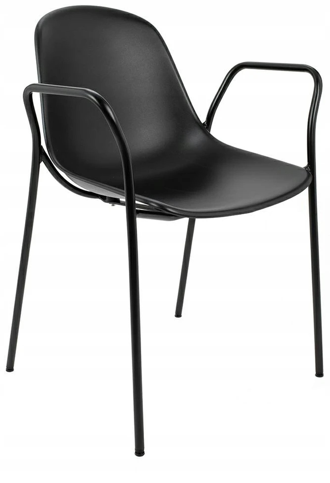 King Home RESOL ARM kėdė, juoda