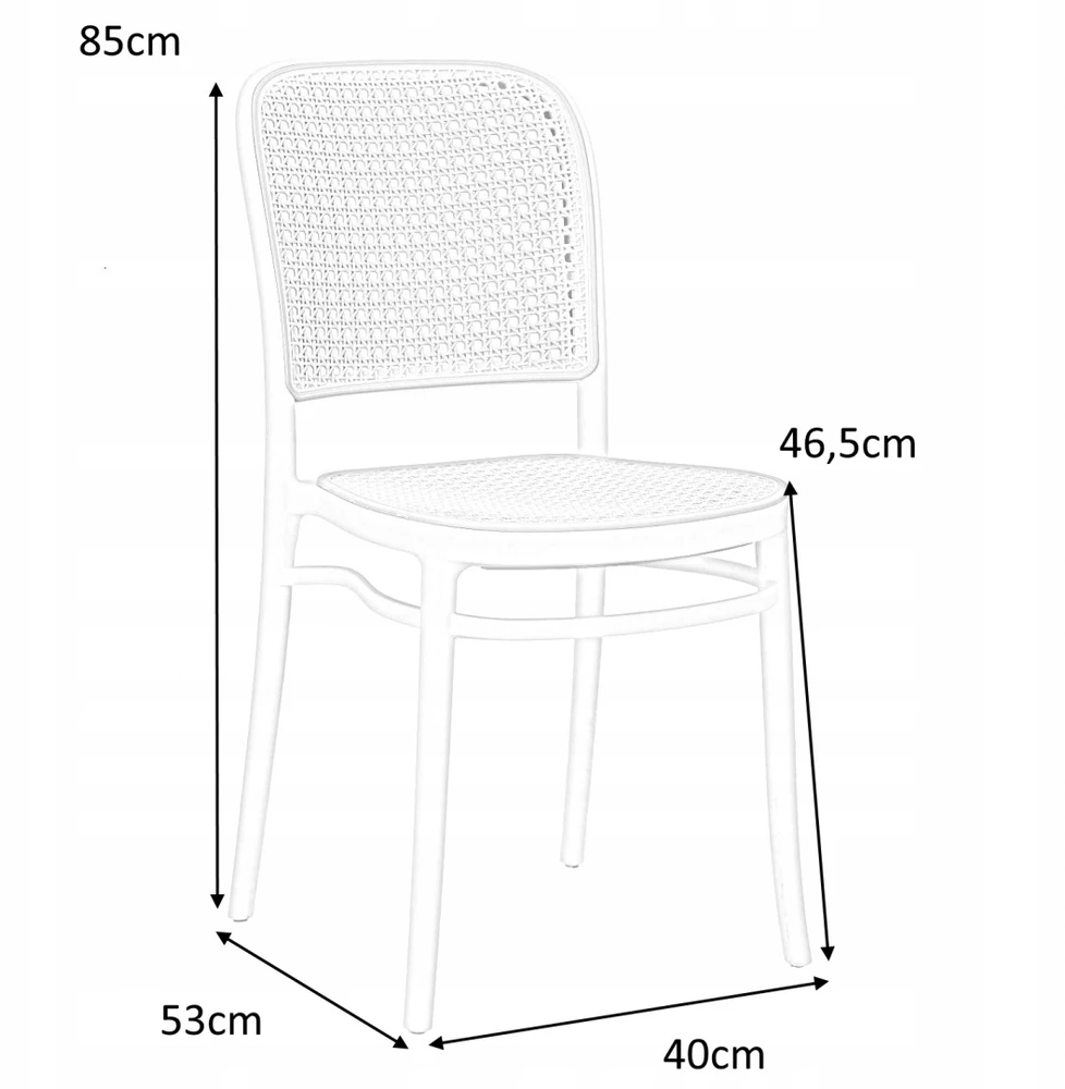 King Home WICKY kėdė juoda/smėlio spalvos 1 vnt.