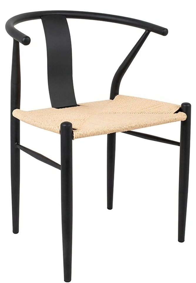 King Home WISHBONE METAL kėdė, natūrali