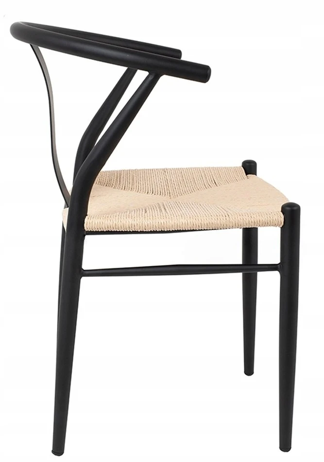 King Home WISHBONE METAL kėdė, natūrali