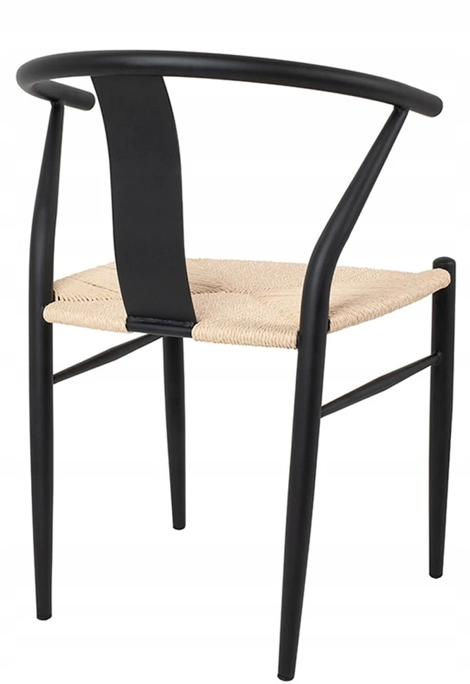 King Home WISHBONE METAL kėdė, natūrali