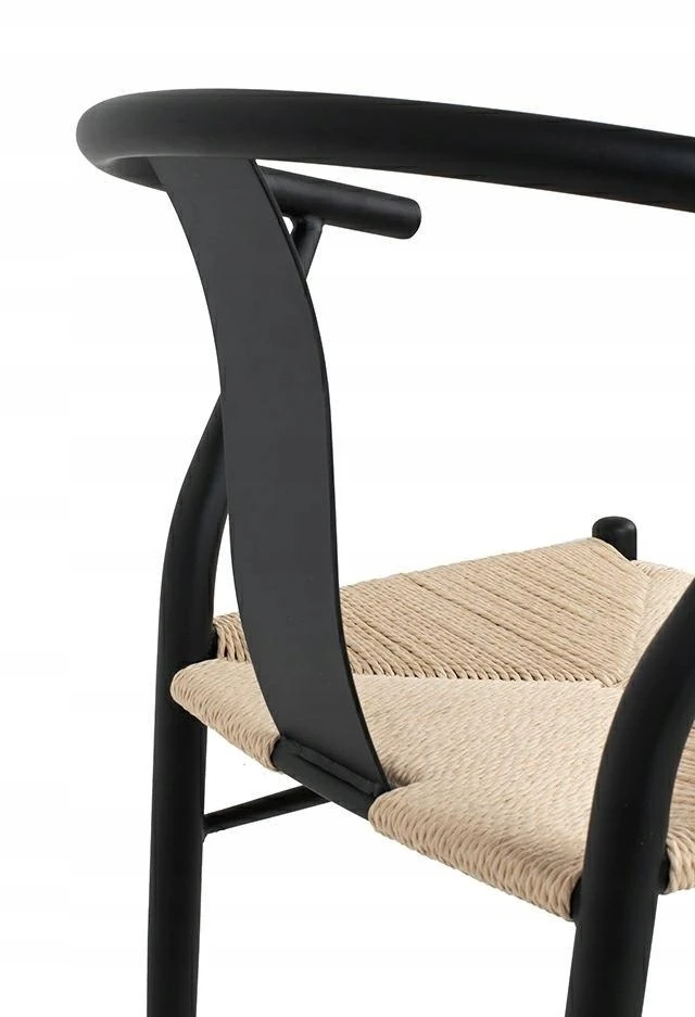 King Home WISHBONE METAL kėdė, natūrali