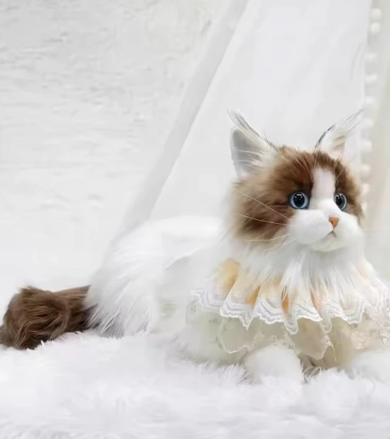 KING Realistiškas pliušinis katės žaislas KITTEN Ragdoll LIKE REAL