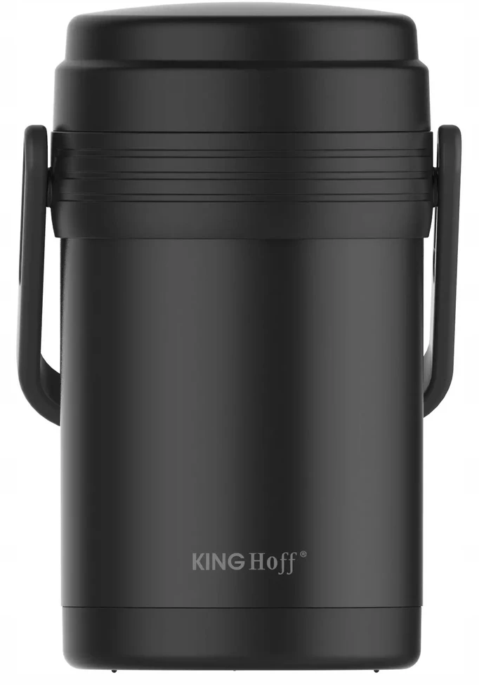 King Hoff termosas KH-1396, 1,5 l, juodas