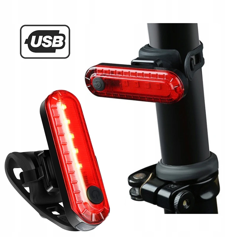 KINGSEVEN Galinga BIKE lempa LED lemputė priekinis + galinis 1200lm žibintuvėlis 5200mAh BIKE