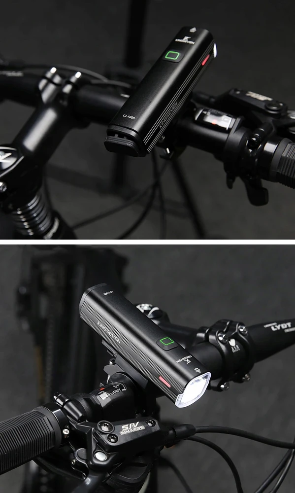 KINGSEVEN Galinga BIKE lempa LED priekinis žibintas 1000lm žibintuvėlis 4800mAh BIKE