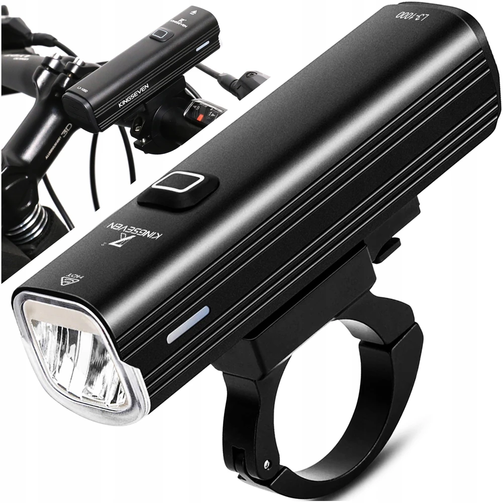KINGSEVEN Galinga BIKE lempa LED priekinis žibintas 1000lm žibintuvėlis 4800mAh BIKE