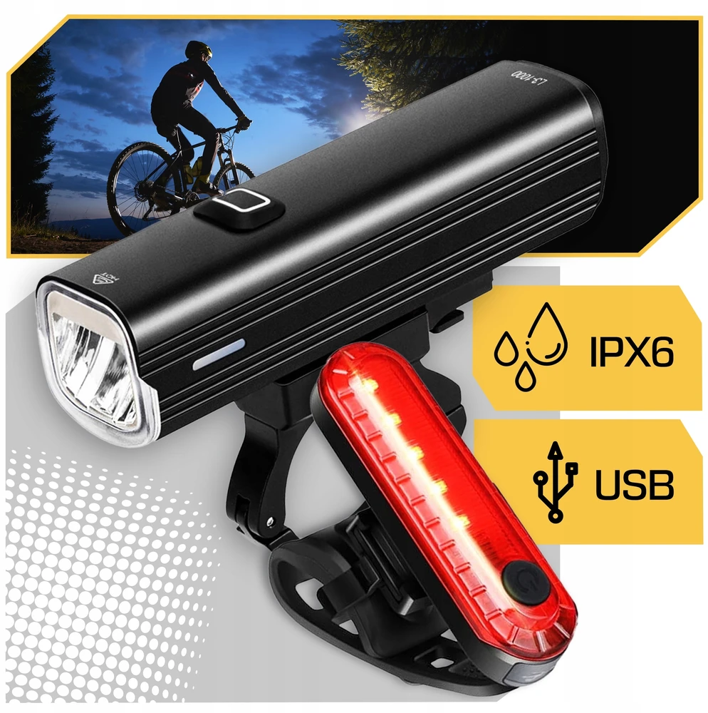 KINGSEVEN LED GALINIS DVIRAČIO LEMPAS USB PRIEKINIS PRIEKINIS Tvirtas GALINIO DVIRAČIO RINKINYS
